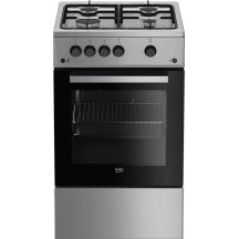 Kuchnia Beko FSG52020FX (Płyta gazowa; Piekarnik gazowy; 500mm)