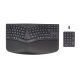 HP 960 Ergonomic Wireless Keyboard Black 37E755AA