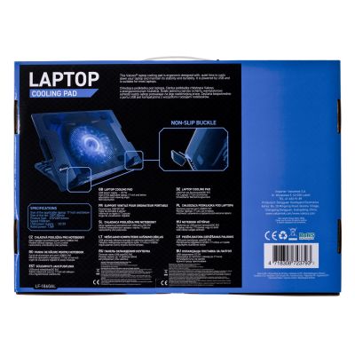 17. VAKOSS LF-1860AL Notebook Cooling Pad (17.x inch; 1 fan; HUB)