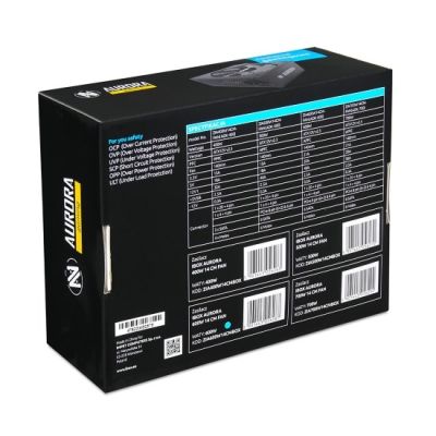 2. Power supply IBOX AURORA 600W 14 CM FAN ZIA600W14CMBOX