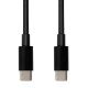 I-BOX C-65 GAN PD65W WALL CHARGER CABLE, BLACK