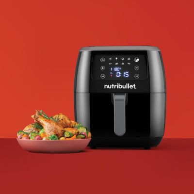 11. NutriBullet XXL Digital Air Fryer Single 7L Standalone 1800W Hot Air Fryer Black