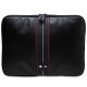 BMW Carbon & Red Stripe sleeve for a 14" laptop - black
