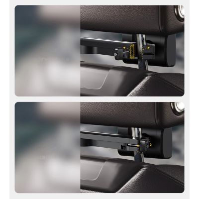 19. Baseus WXHZ-01 Qi Wireless Charger 15W Car Headrest Holder - Black