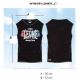 2. Men's tank T-shirt LEONE LSM979/S16 black "L"