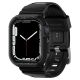 13. Spigen Rugged Armor Pro Case with Strap for Apple Watch 4 / 5 / 6 / 7 / 8 / SE (44/45 mm) - Black