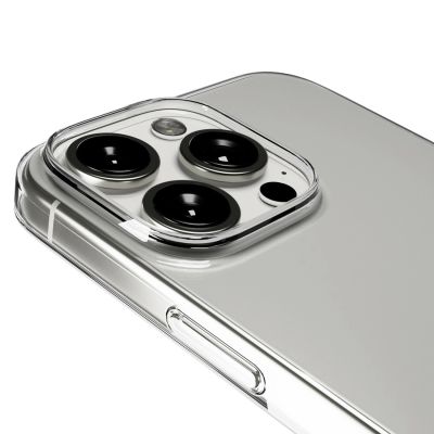 6. Puro 03 Nude Silicone Case for iPhone 16 Pro Max - Transparent