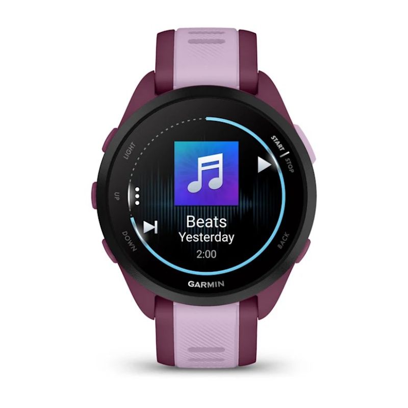 4. Garmin Forerunner 165 Music AMOLED 43mm Berry Lilac Sports Watch