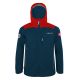 Trollkids Kids Bergen Jacket Rain Jacket for Boys/Girls bright red/mystic blue (610-410)