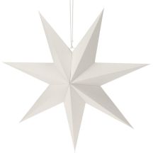 DECORATIVE HANGING PAPER STAR 60CM WHITE