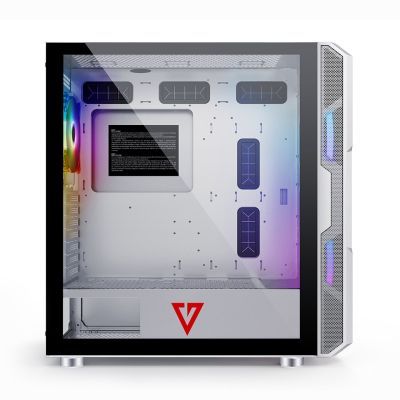10. MODECOM VOLCANO AMIRANI ARGB WHITE COMPUTER CASE
