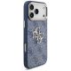 4. Guess 4G Big 4G Classic Logo Case for iPhone 18 Pro Max / 17 Pro Max - Blue and Gold
