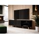 9. TV cabinet PAFOS 150x40x52 black matt