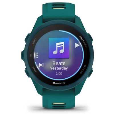 2. Garmin Forerunner 170 42.6 mm Music Teal Green/Citron