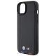 6. BMW BMHCP15M22PTDK iPhone 15 Plus 6.7" black/black Leather Stamp Tricolor