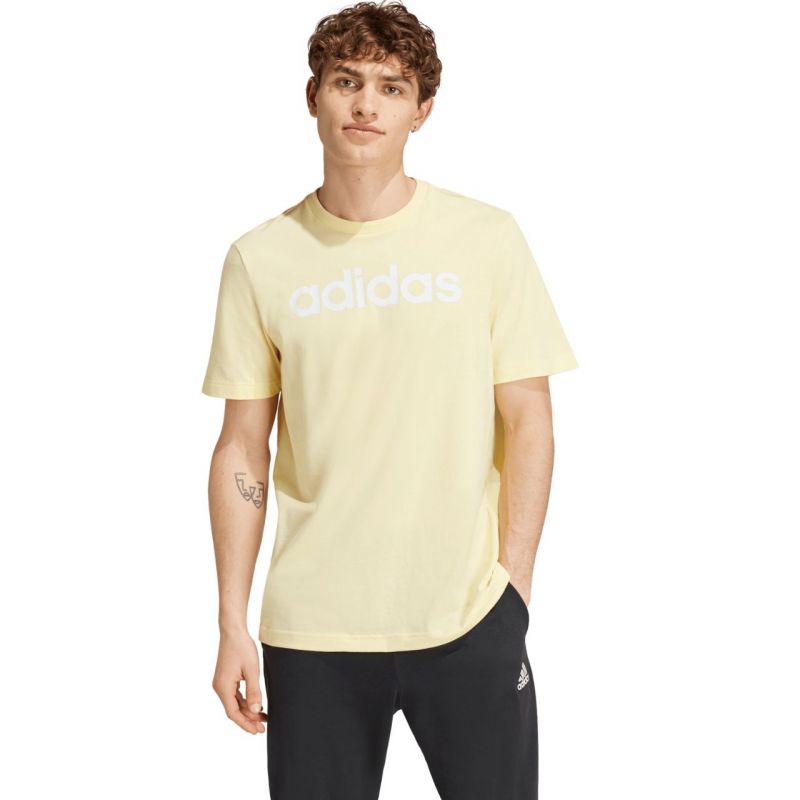3. adidas Essentials Single Jersey Linear Embroidered M IZ4769