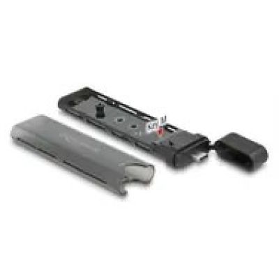 6. DeLOCK External USB Type-C Enclosure for M.2 NVMe PCIe or SATA SSD – Tool-Free