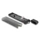 6. DeLOCK External USB Type-C Enclosure for M.2 NVMe PCIe or SATA SSD – Tool-Free