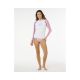 4. Women's Lycra RIP CURL Coastal Instinct Upf Ls Rv white