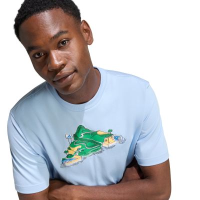4. Men's adidas Novelty Mint T-shirt light blue JZ5038