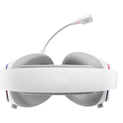 22. Glorious Gaming Glorious GHS Eternal RGB – RGB Stereo Gaming Headphones for PC, PS5, PS4, Switch – Custom-Tuned Drivers, Detachable Microphone, USB-C – Durable, 24/7 Comfort – White