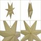 9. DECORATIVE HANGING PAPER STAR FSC 18x75CM BEIGE 7 ARMS MICA