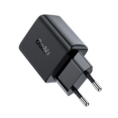 3. Acefast GaN USB Type-C 30W charger, PD, QC 3.0, AFC, FCP black (A21 black)