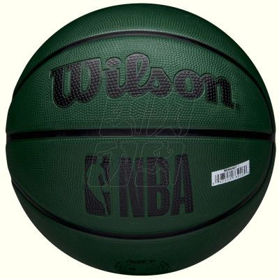 2. Wilson NBA Team Tribute Solid Milwaukee Bucks Ball WZ4025417XB Basketball Ball