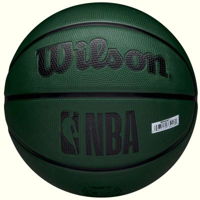 2. Wilson NBA Team Tribute Solid Milwaukee Bucks Ball WZ4025417XB Basketball