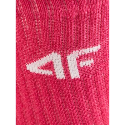 2. Girls’ Long Socks (4-Pack) 4F 4FJRAW26USOCF1010-91S