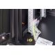 14. Digitus Unique 19" 20U wall-mounted network cabinet 600x450, glass door, black, undivided, assembled, 100kg