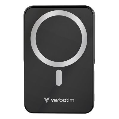 2. Verbatim Charge 'n' Go Magnetic Wireless Lithium Polymer (LiPo) 10000 mAh Wireless Charging Black
