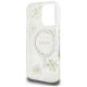 7. Guess Resin Flowers Glitter MagSafe iPhone 16 Pro Case - Beige