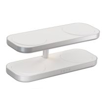 Zens Aluminum Series Quattro Pro 4 Wireless Charger with 65W 4x 15W Qi2 Power Supply White ZEQC01W/00