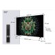 7. TCL 55C6K QD-Mini LED TV 55" 4K Ultra HD Google TV Dolby Atmos DVB-T2 Metallic