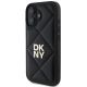 2. DKNY Quilted Stack Logo iPhone 16 Case - Black