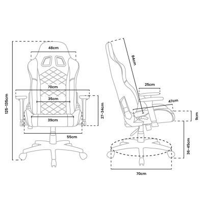 9. Arozzi Gaming Stuhl Avanti Ash SoftFabric Console Gaming Chair Upholstered Seat