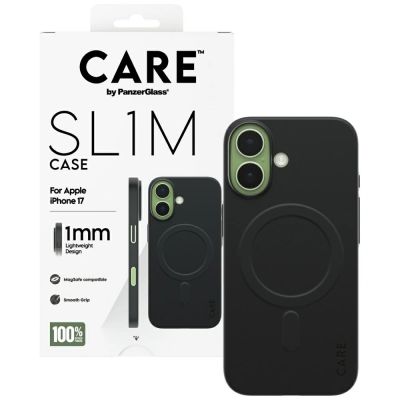 4. CARE by PanzerGlass SL1M MagSafe Case for iPhone 17 - Black