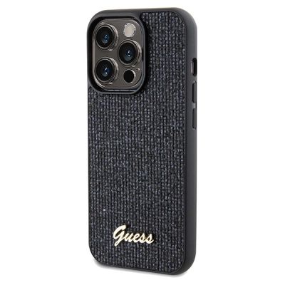 2. Guess Disco Metal Script case for iPhone 14 Pro - black