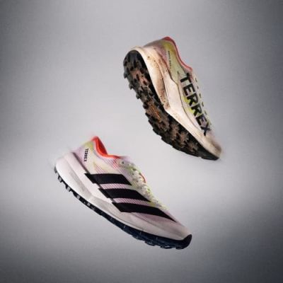 12. Women's adidas TERREX Agravic Speed 2 trail running shoes – ftwr white/core blk/imp orange size: 37_5