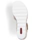 5. Comfortable wedge sandals Rieker W RKR595, beige
