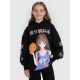 Girls' sweatshirt with hood, open, 4F 4FJRAW25TSWSF2293-20S