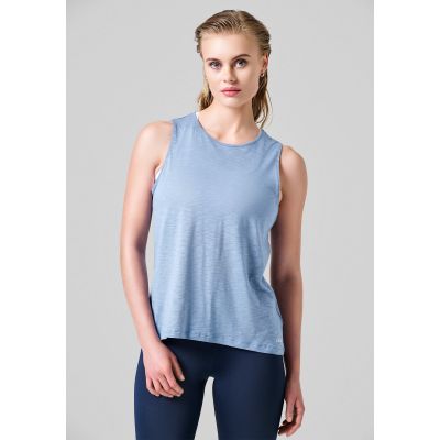 2. CASALL Soft Texture Tank Blue
