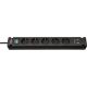Brennenstuhl Bremounta 3 m power strip 5 x network sockets indoor black