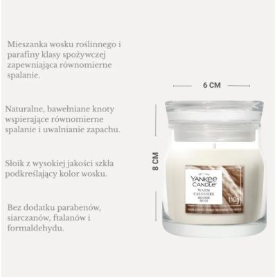3. Small WARM CASHMERE YANKEE Candle