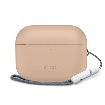 3. Tech-Protect Silicone Case for AirPods Pro 3 - Beige