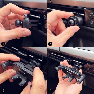 15. Wozinsky Gravity Car Phone Holder Black (WCHBK7)