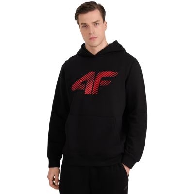 Men's sweatshirt 4F M1766 deep black 4FWMM00TSWSM1766 020S