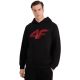 Men's sweatshirt 4F M1766 deep black 4FWMM00TSWSM1766 020S