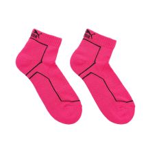 PUMA UNISEX PERFORMANCE QUARTER TRAIN SOCKS 2-PACK NEON PINK 171013001-818